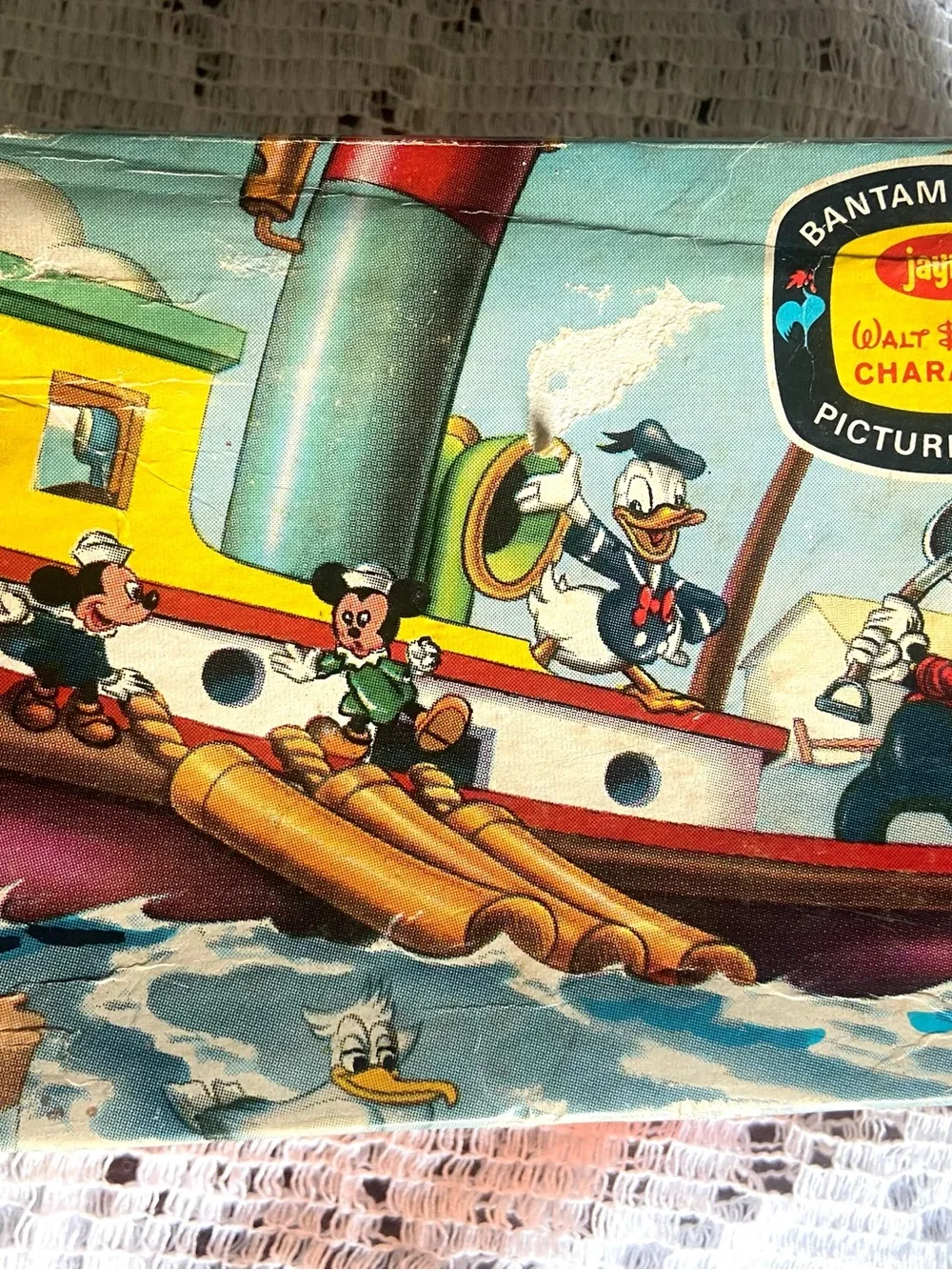 Vintage 1961 Bantam Pocket Jaymar Walt Disney Character Picture Puzzle